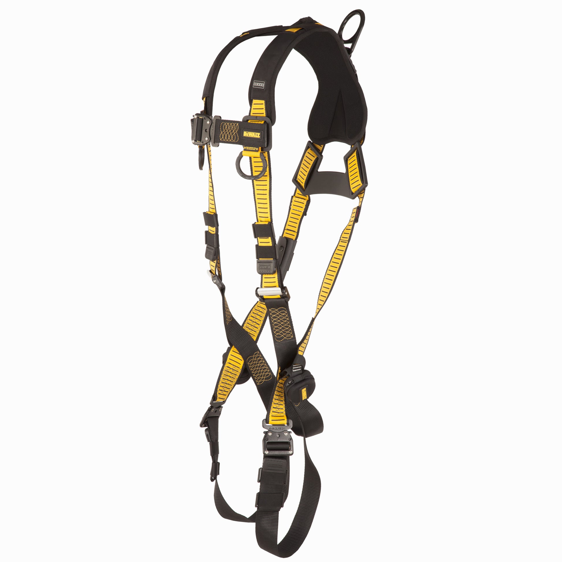 DXFP532012(L-XL) DEWALT® D3000 Harness Vest Style, 5-Point, back D-Ring, QC Chest, QC legs