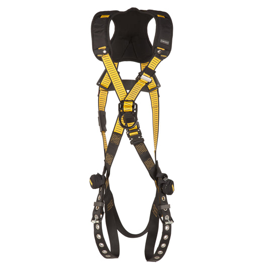 DXFP532021(L-XL) DEWALT® D3000 Harness Crossover, Back and Front D-Ring, QC Chest, TB legs