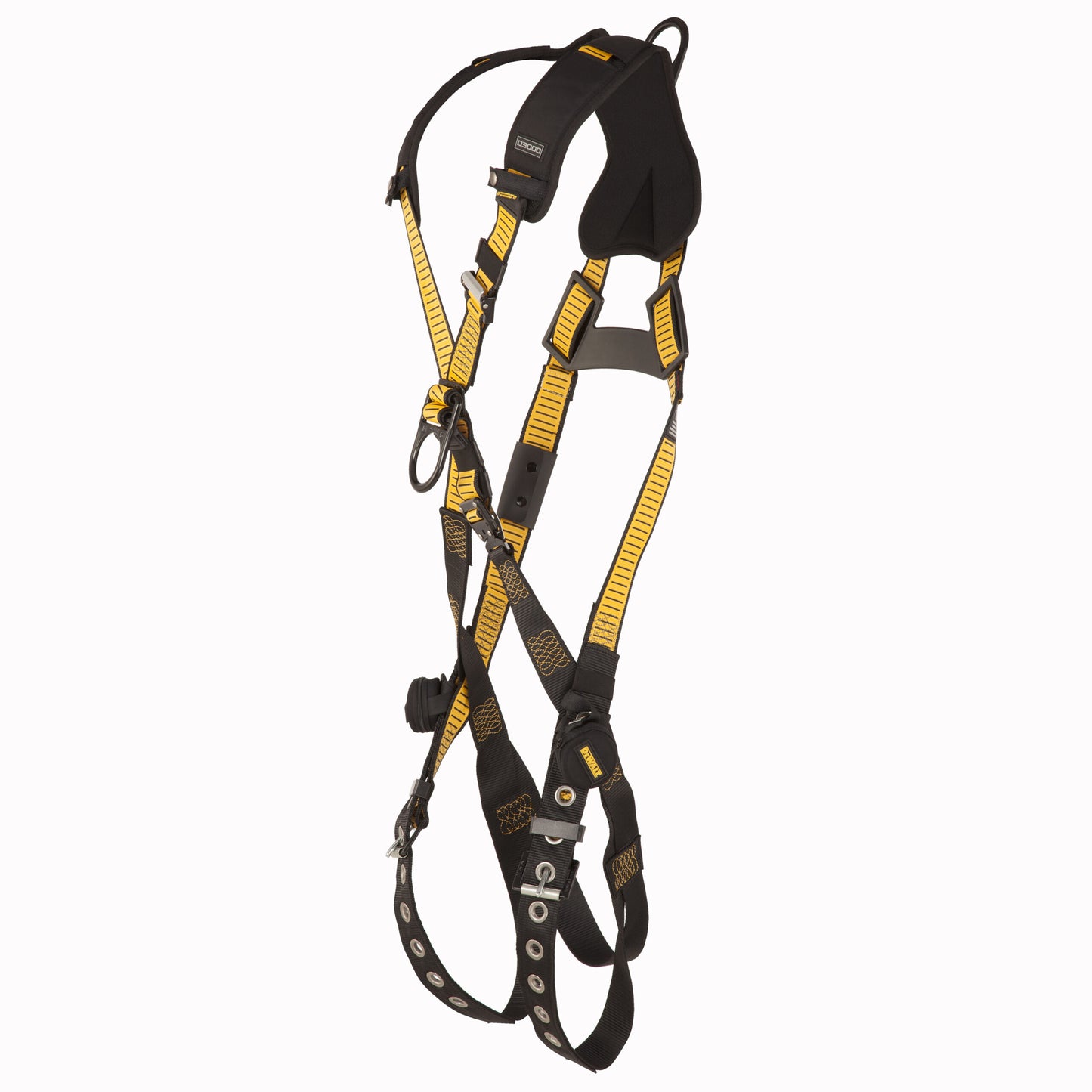 DXFP532021(L-XL) DEWALT® D3000 Harness Crossover, Back and Front D-Ring, QC Chest, TB legs