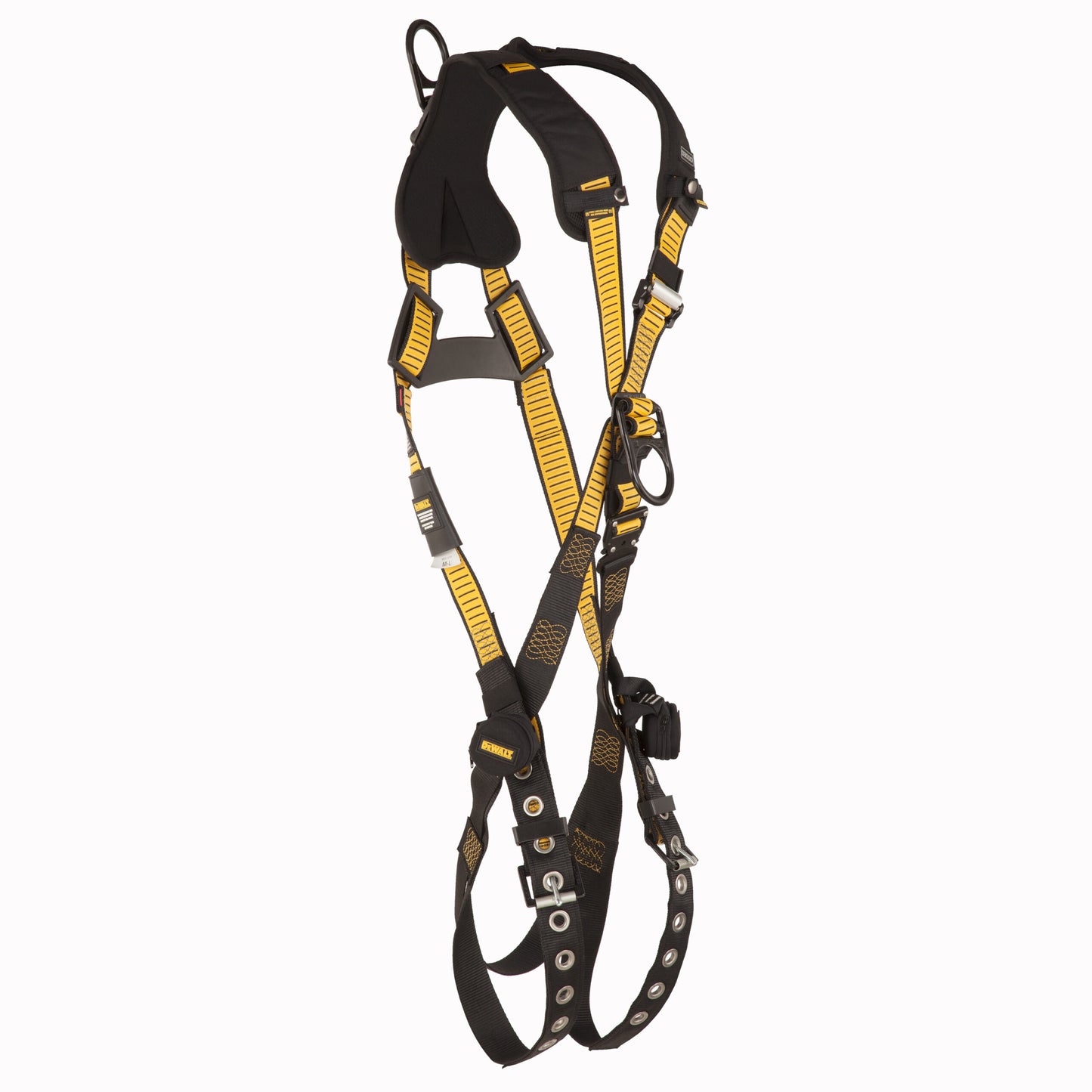 DXFP532021(L-XL) DEWALT® D3000 Harness Crossover, Back and Front D-Ring, QC Chest, TB legs