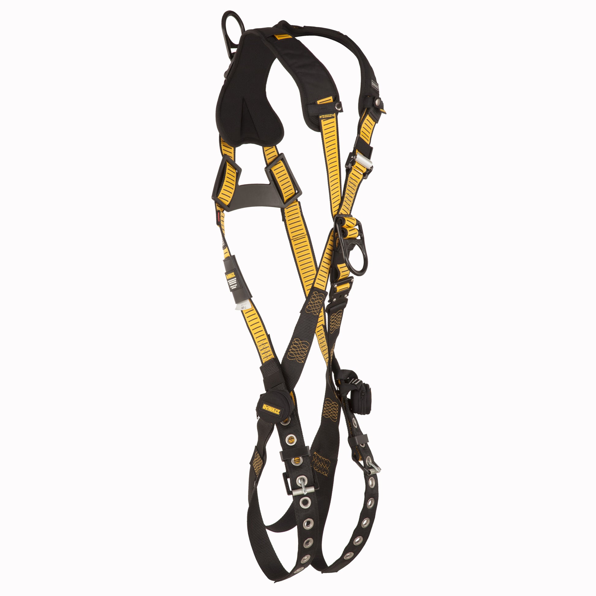 DXFP532021(L-XL) DEWALT® D3000 Harness Crossover, Back and Front D-Ring, QC Chest, TB legs