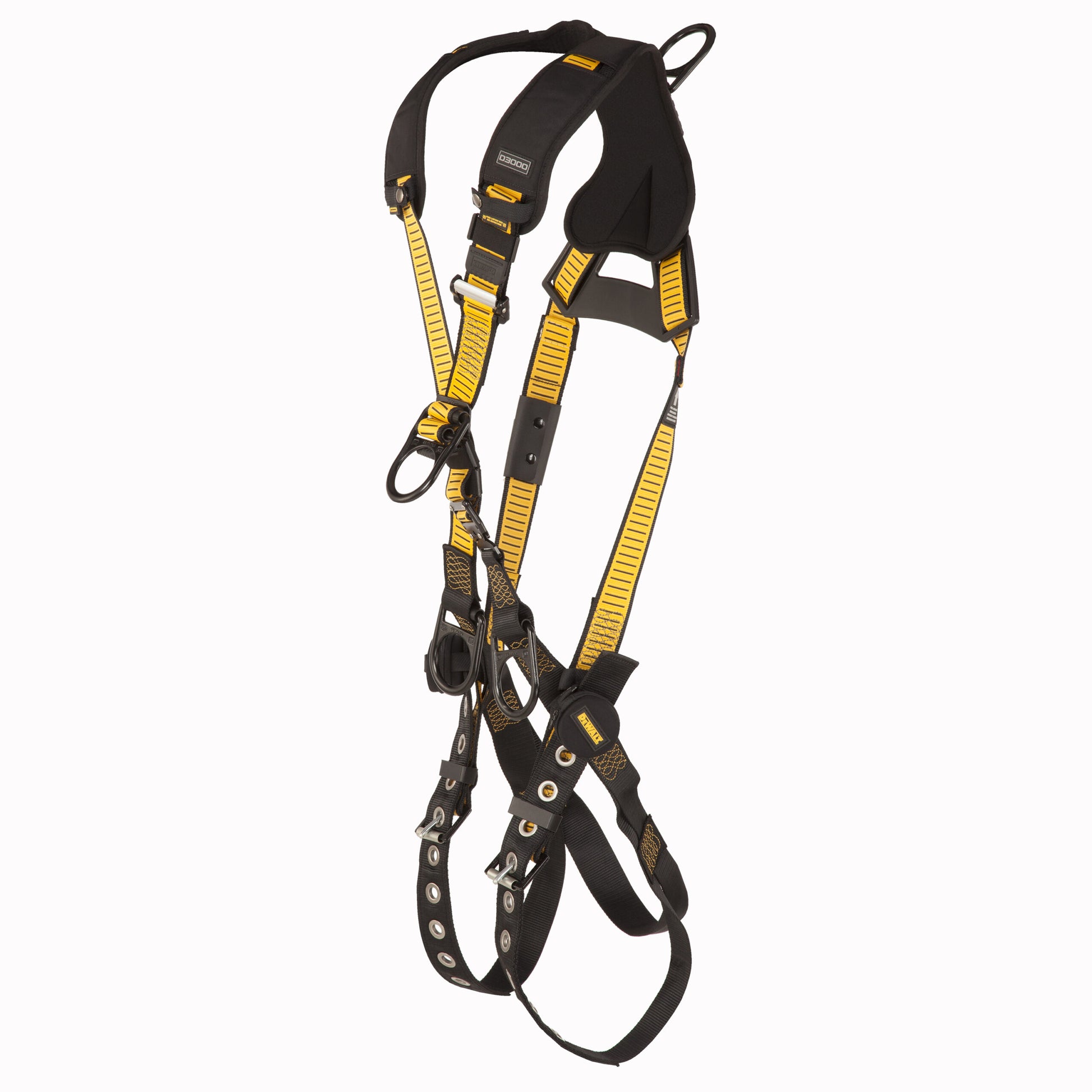 DXFP532023(L-XL) DEWALT® D3000 Harness Crossover, Back, Side, and Front D-Ring, QC Chest, TB legs
