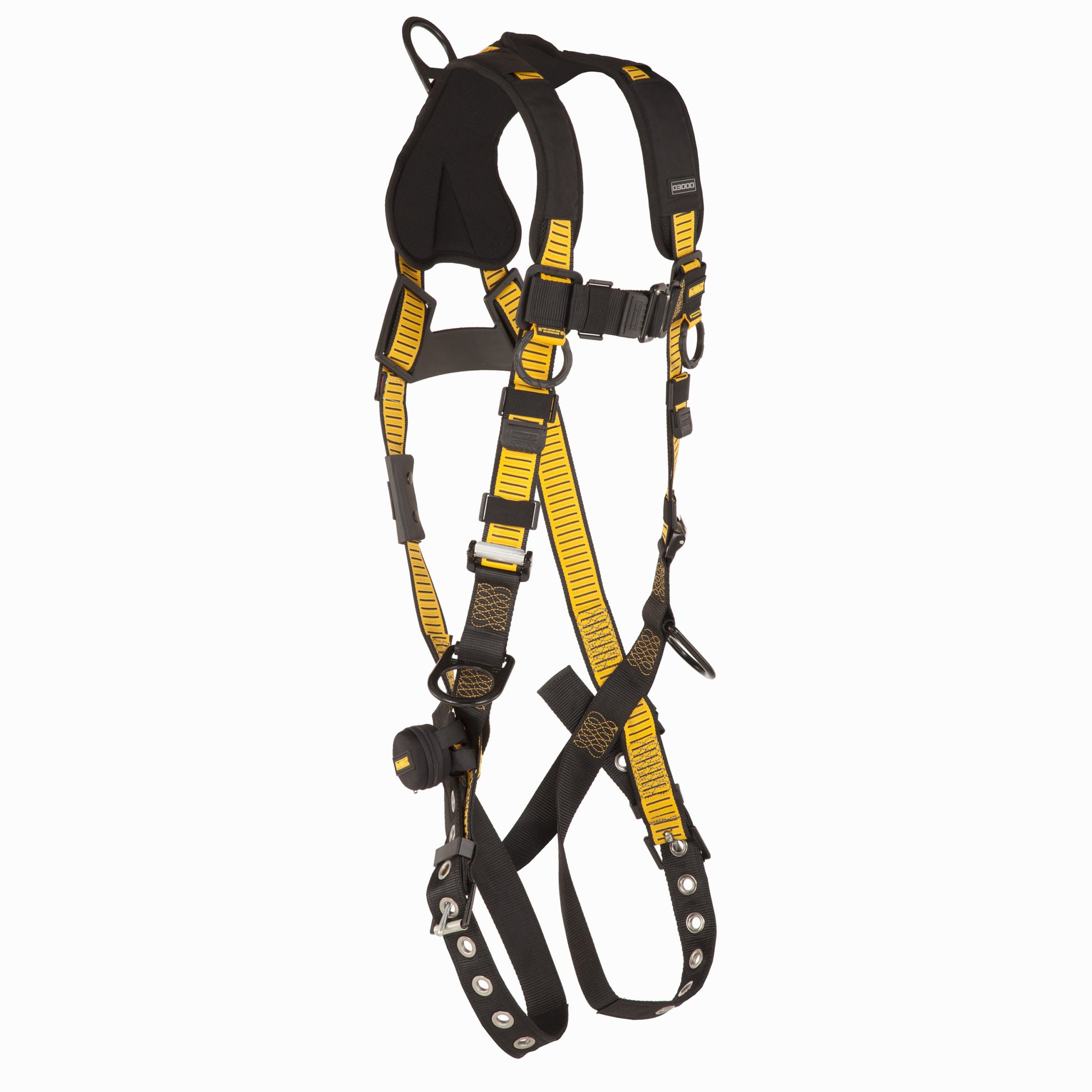 DXFP532031(L-XL) DEWALT® D3000 HARNESS Vest Style, 5-Point, Back and Side D-Ring, QC Chest, TB Legs