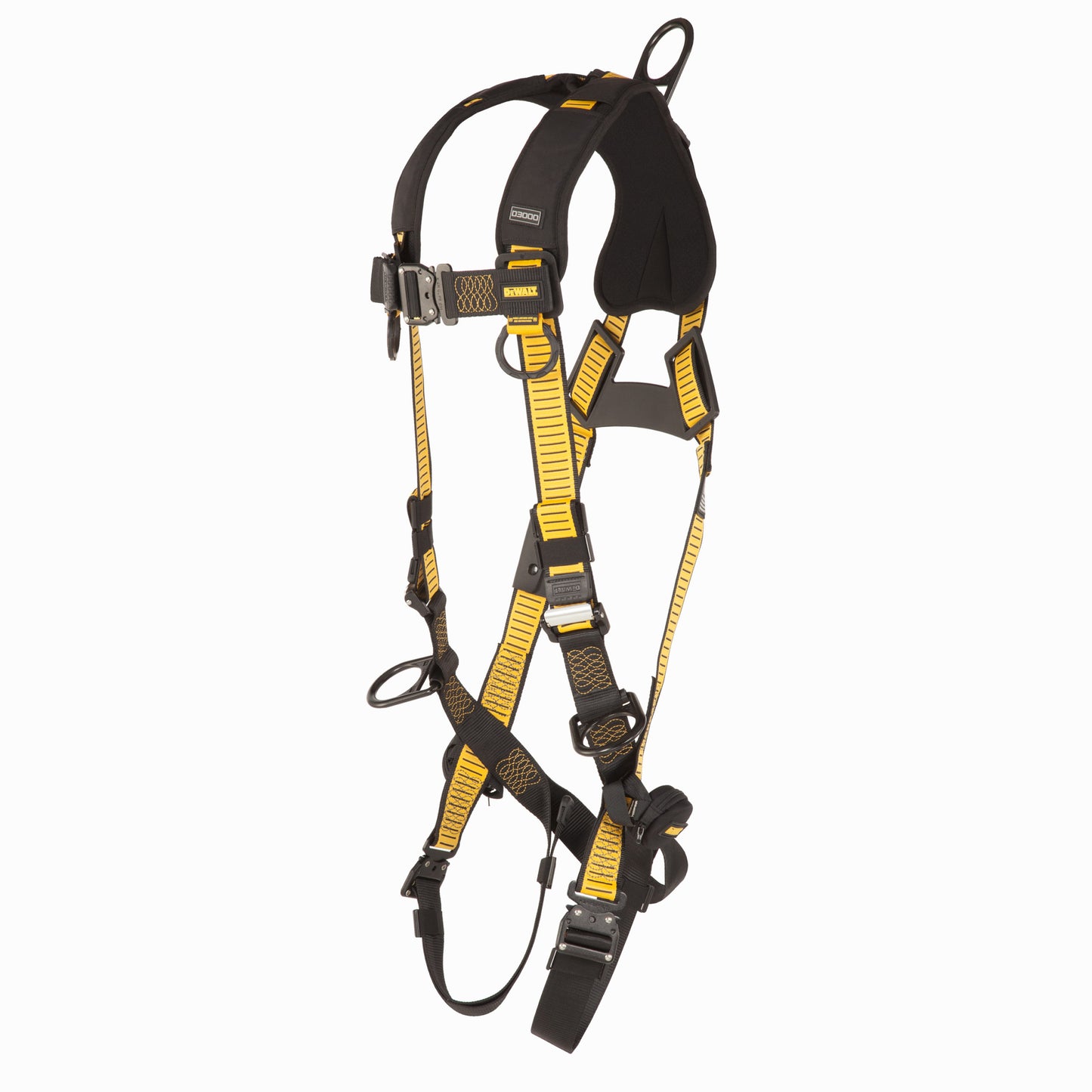 DXFP532032(L-XL) DEWALT® D3000 HARNESS Vest Style, 5-Point, Back and Side D-Ring, QC Chest, QC legs