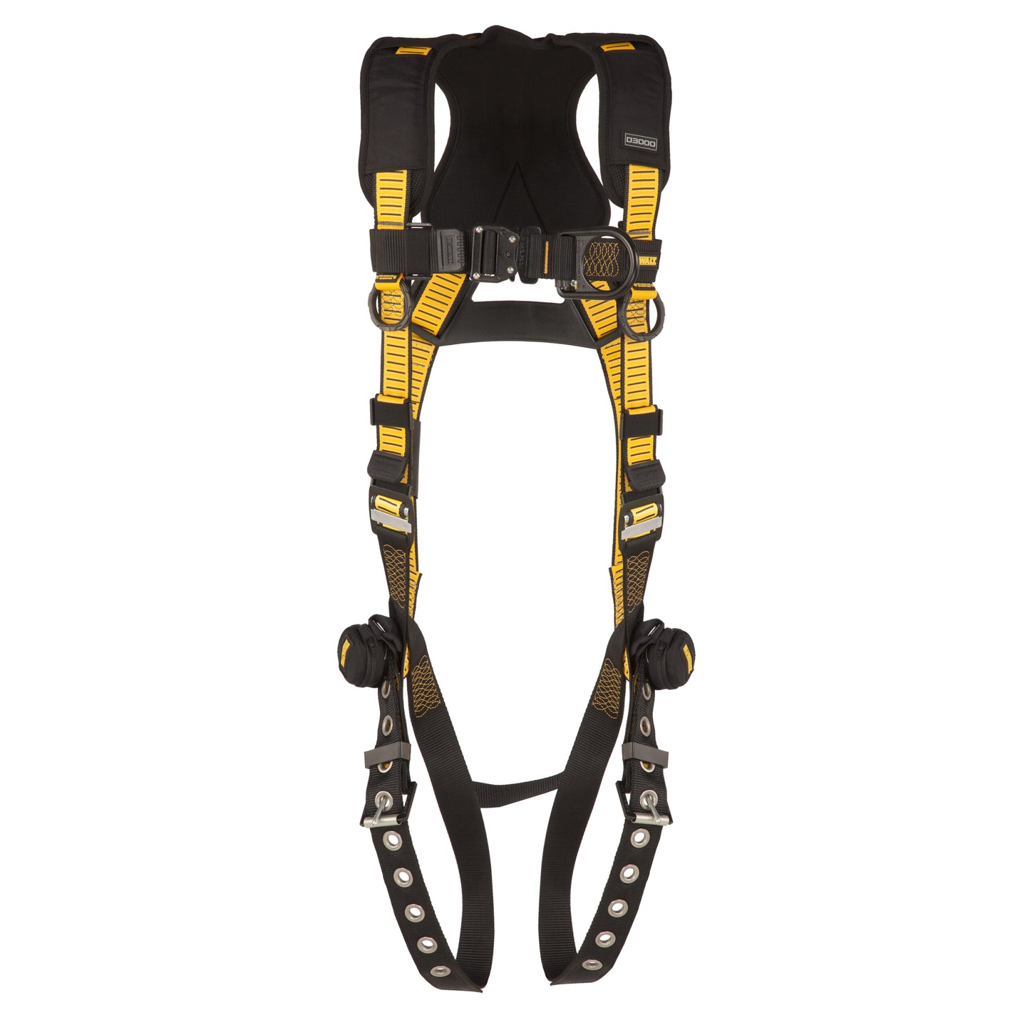 DXFP532041(L-XL) DEWALT® D3000 HARNESS Vest Style, 5-Point, Back and Front D-Rings, QC Chest, TB Legs