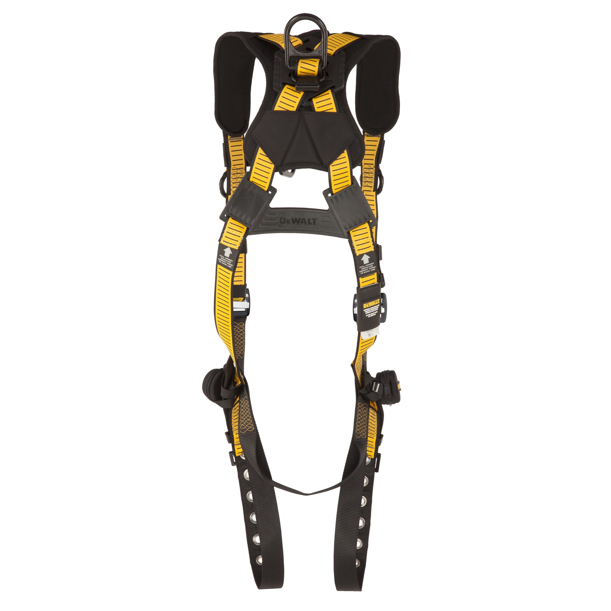 DXFP532041(L-XL) DEWALT® D3000 HARNESS Vest Style, 5-Point, Back and Front D-Rings, QC Chest, TB Legs