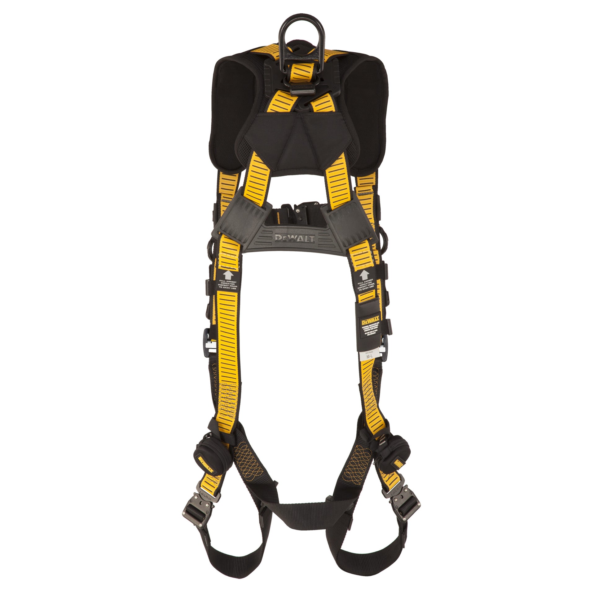 DXFP532042(L-XL) DEWALT® D3000 HARNESS Vest Style, 5-Point, Back and Front D-Rings, QC Chest, QC legs