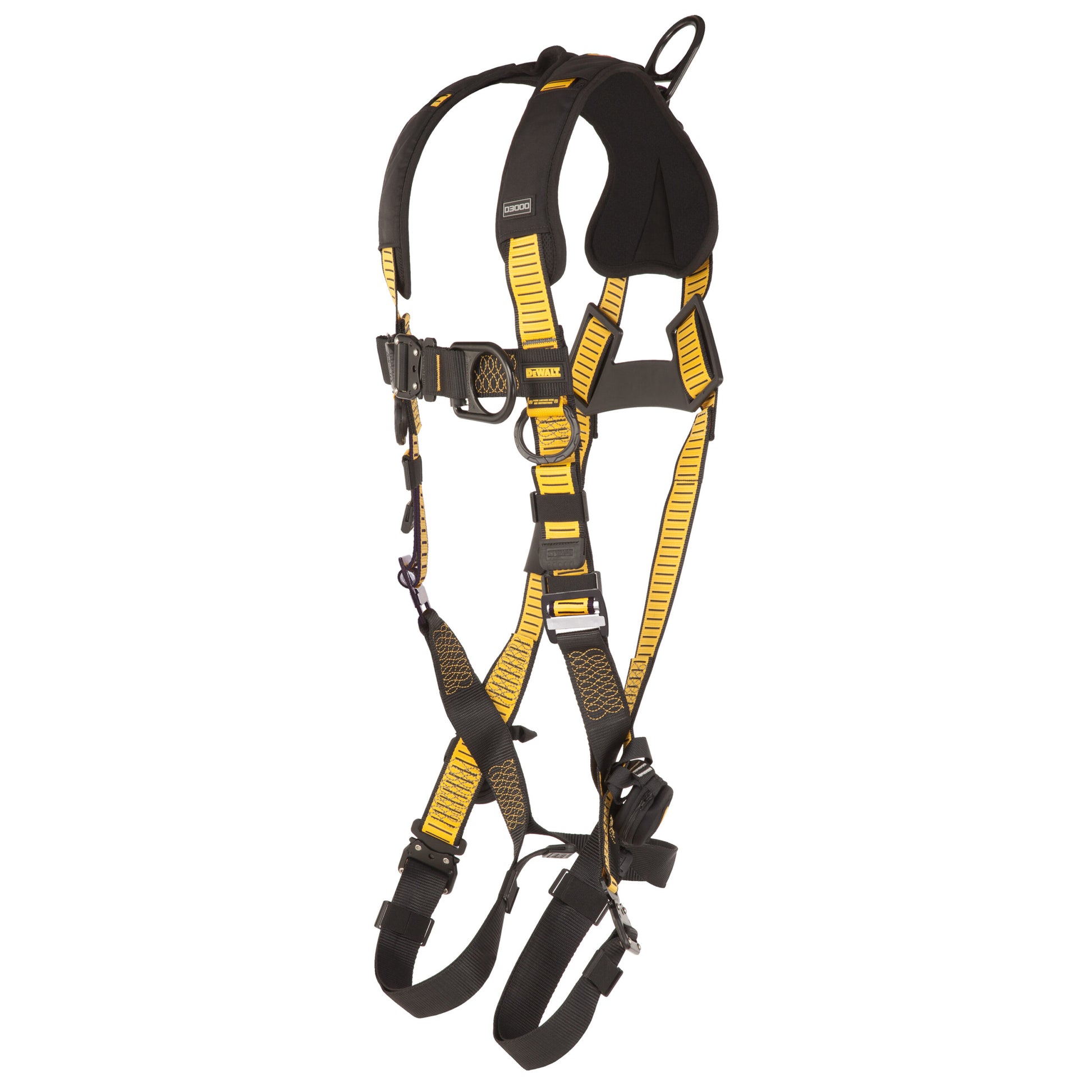DXFP532042(L-XL) DEWALT® D3000 HARNESS Vest Style, 5-Point, Back and Front D-Rings, QC Chest, QC legs