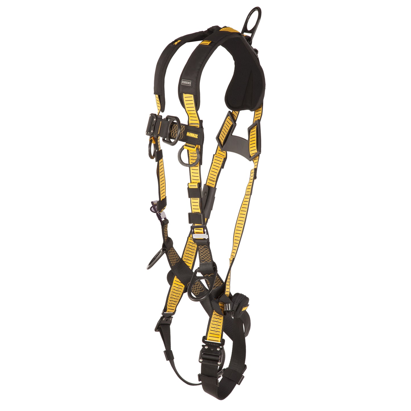 DXFP532052(L-XL) DEWALT® D3000 HARNESS Vest Style, 5-Point, Back, Front & Side D-Rings, QC Chest, QC legs
