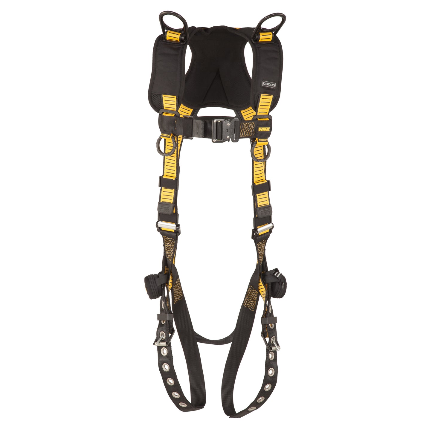 DXFP532061(L-XL) DEWALT® D3000 HARNESS Vest Style, 5-Point, Back and Shoulder D-Rings, QC Chest, TB Legs