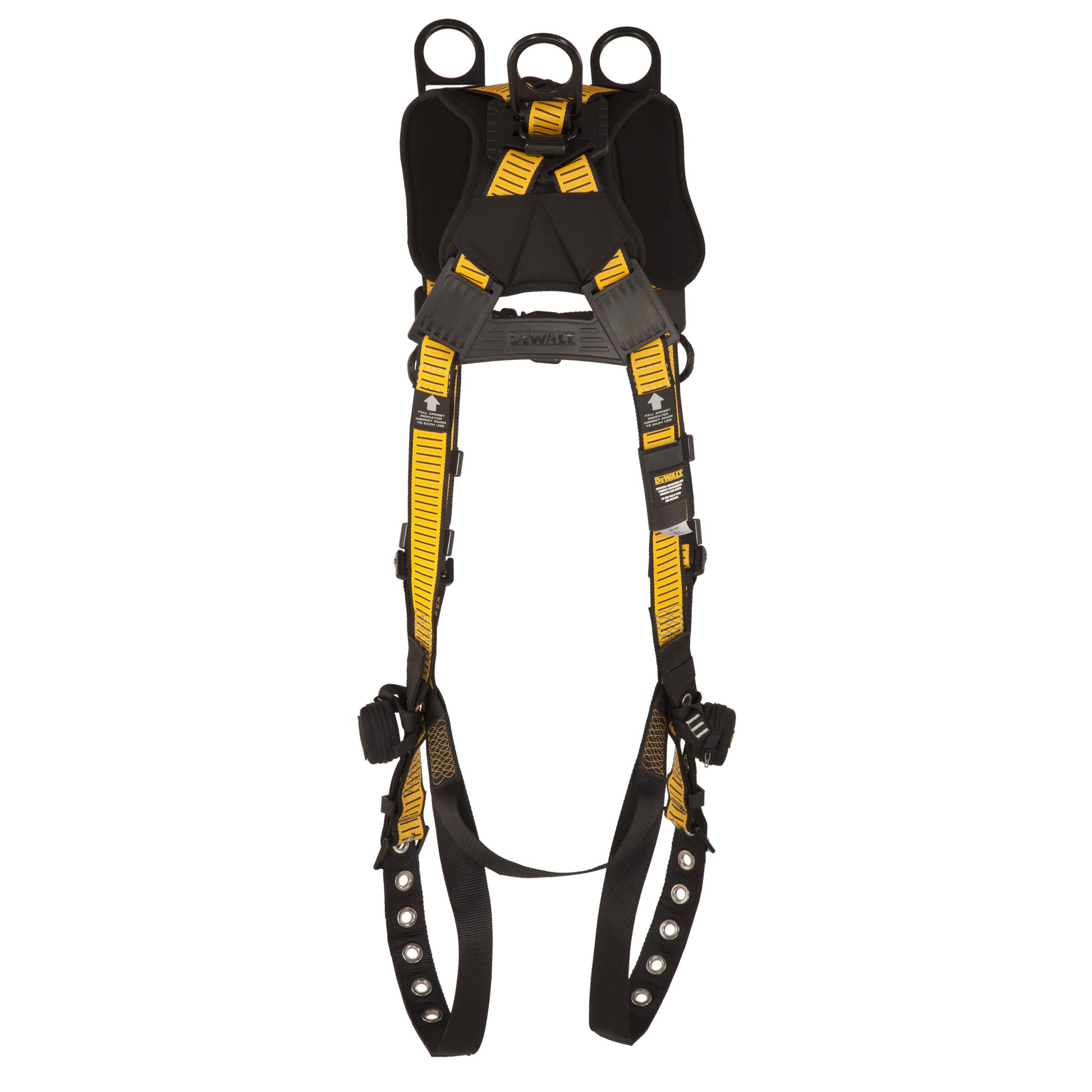 DXFP532061(L-XL) DEWALT® D3000 HARNESS Vest Style, 5-Point, Back and Shoulder D-Rings, QC Chest, TB Legs