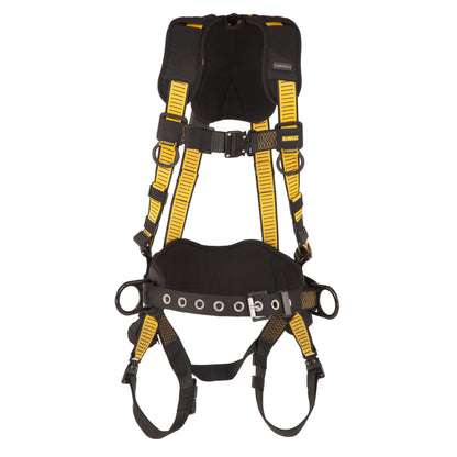 DXFP532132(L-XL) DEWALT® D3000 HARNESS Vest Style, w/belt 5-Point, Back and Side D-Rings, QC Chest, QC Legs