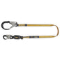 DXFP611510 DEWALT 6 ft.(1.8 m) Single Leg Lanyard External Absorber, Aluminum Snap hook on D-Ring End and Aluminum Rebar Hook on Anchor End