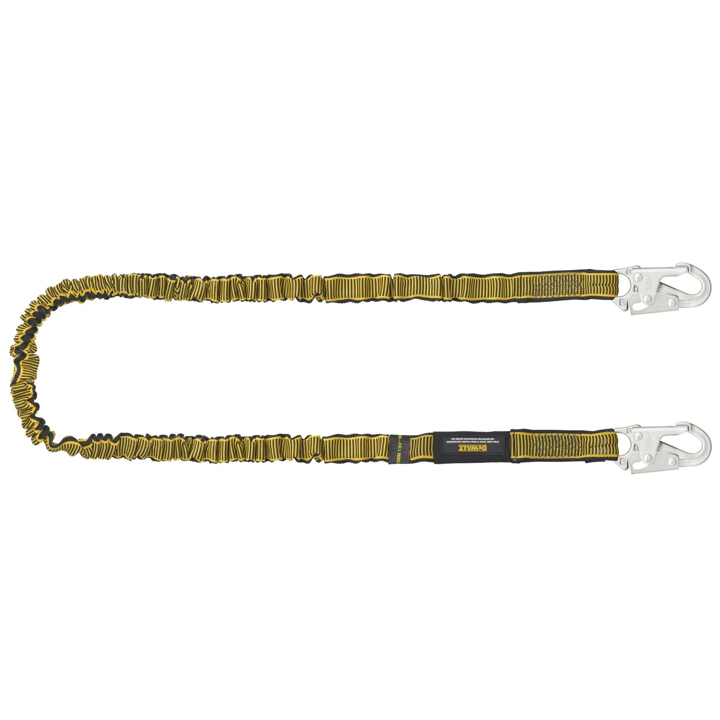 DXFP612111 DEWALT 6 ft. (1.8 m) SINGLE LEG LANYARD Internal Absorber, with Steel Snap hooks on both ends
