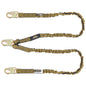 DXFP612120 DEWALT 6 ft. (1.8 m) Lanyard, Twin, Internal Absorber Lanyard with Steel Snap hooks on All Ends