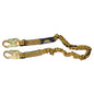 DXFP613100 DEWALT 6 ft. (1.8 m) Single Leg Lanyard Internal Energy Absorber, 4 ft. to 6 ft. Stretch with Steel Snap hooks on Both Ends