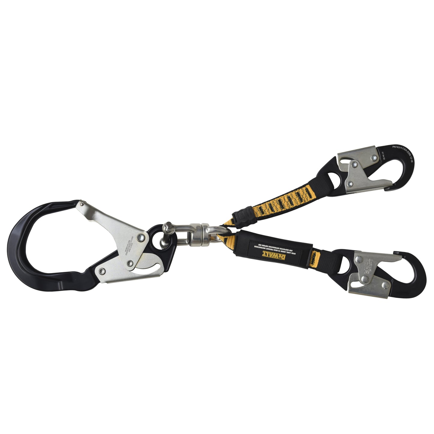 DXFP614150 DEWALT 2 ft.(0.6 m) Web Work Positioning Device with Lightweight Aluminum Hooks
