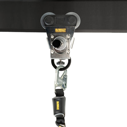 DXFP846101 DEWALT Beam Anchor Movable Trolley Fits 3.1 in.(8.0 cm) To 9.8 in.(25 cm) Flange