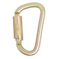 DXFP911001 DEWALT Carabiner Standard Self-Locking, Steel, 1/4 in.(6.35 mm.) Turn, .85 in. (21.5 mm.) Gate Opening – ANSI