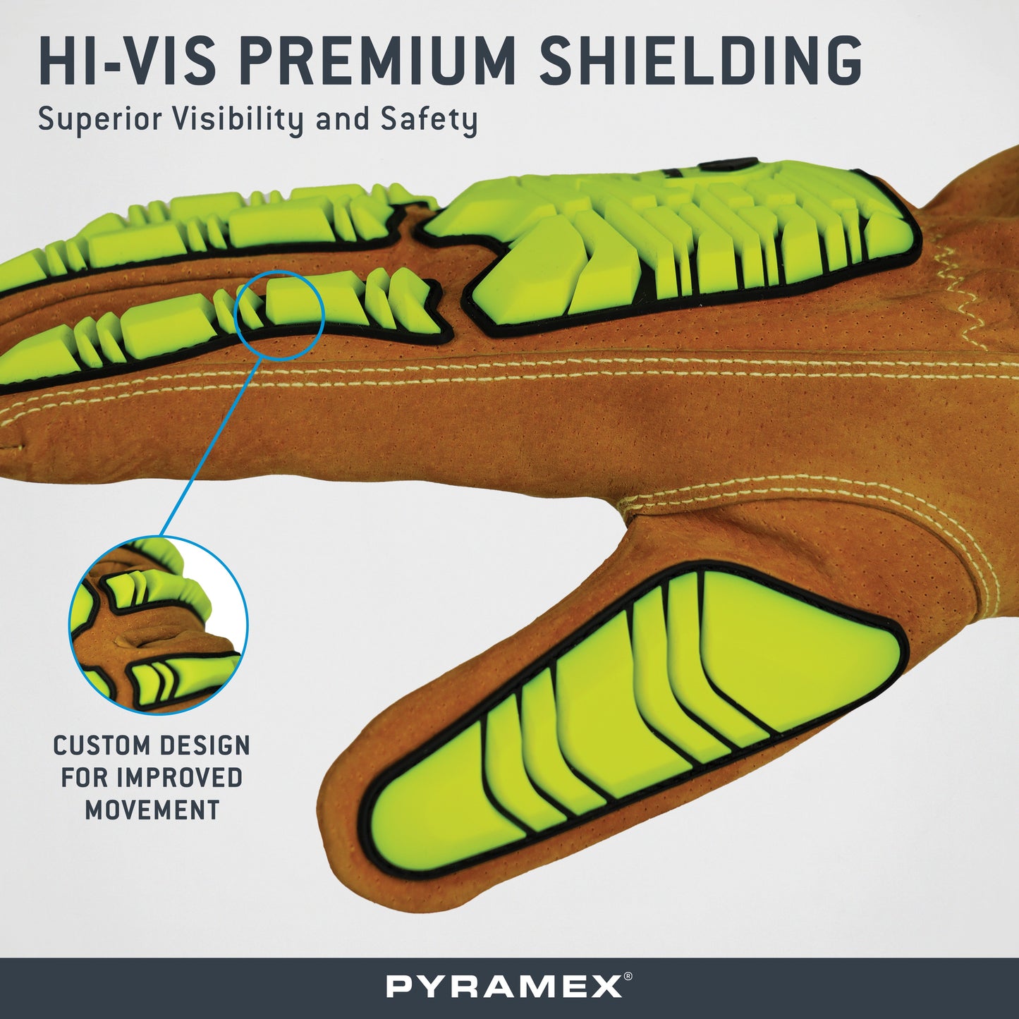GL4004CKB - Premium Pigskin Driver A6 Cut Level 2 Impact