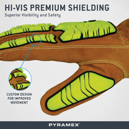 GL4004CKB - Premium Pigskin Driver A6 Cut Level 2 Impact