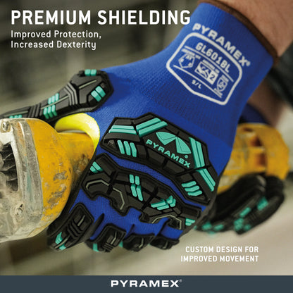 GL601B - Micro-Foam Nitrile Level 2 Impact - official Pyramex product image 4