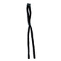 Cordova Black Cotton Eyeglass Cord, Rubber Slide #EC001