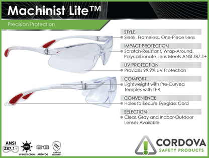Cordova Machinist™ Lite Clear Frame, Indoor/o #EML50ST image 2