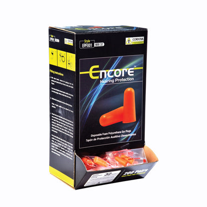 Cordova Encore™ Orange Foam PU Ear Plugs, Unc #EPFU01 image 6