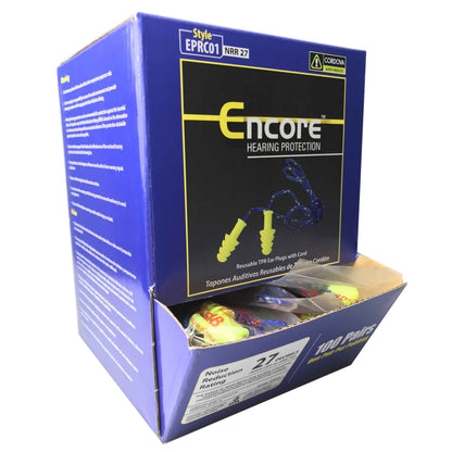 Cordova Encore™ Lime Reusable TPR Ear Plugs #EPRC01 image 2