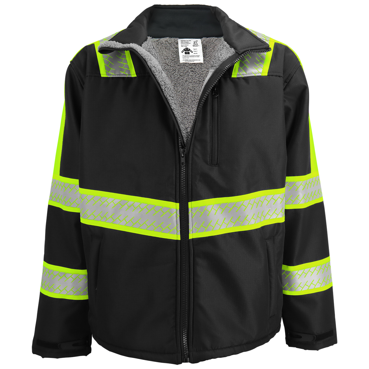 Global Glove EV-SJ1 - front - black with yellow/green trim