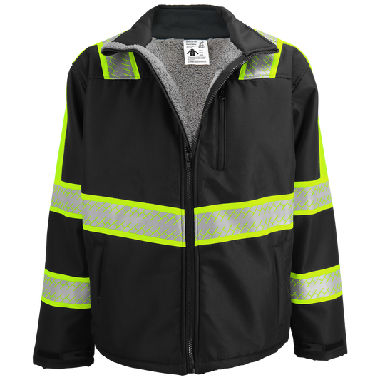 Global Glove EV-SJ1 - front - black with yellow/green trim