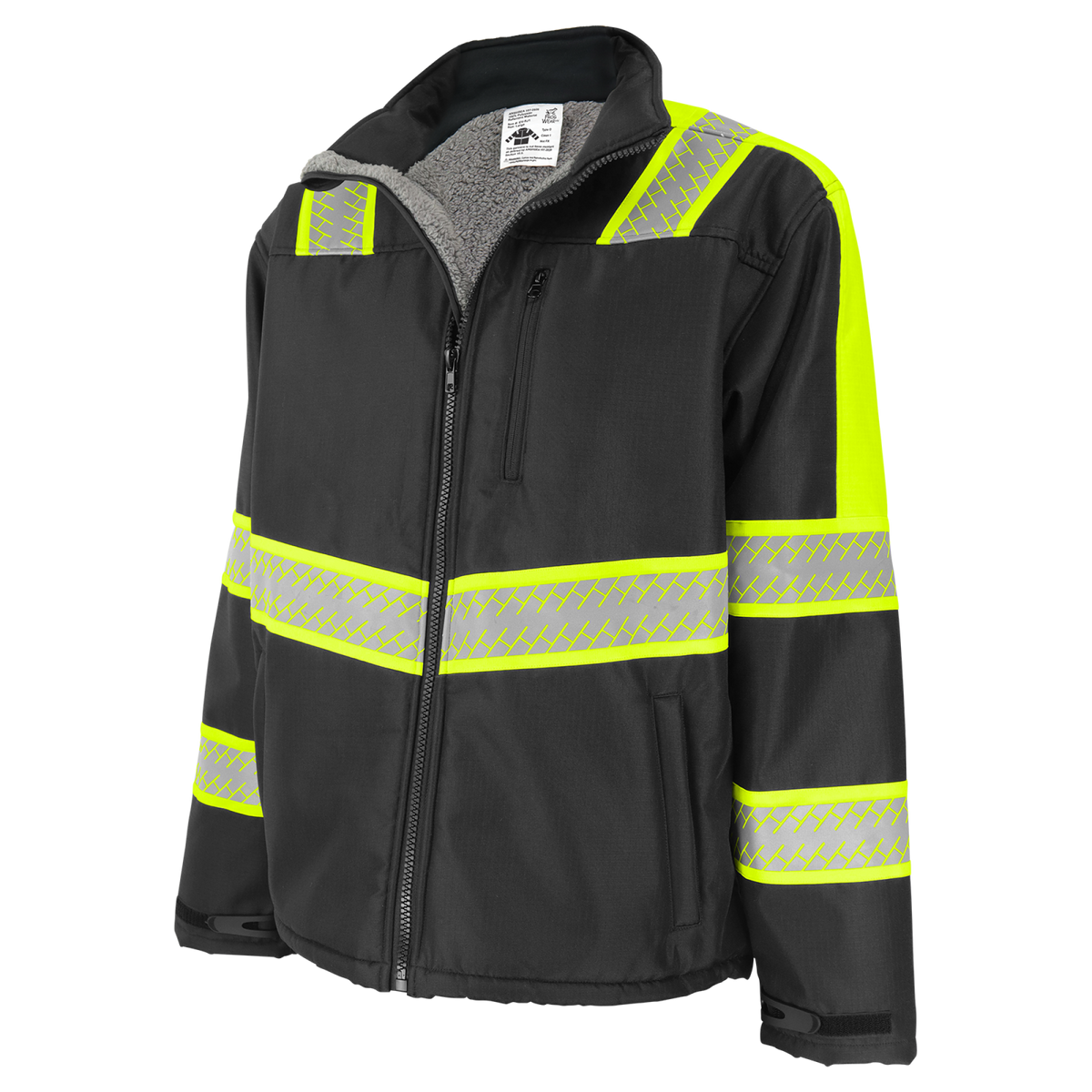 Global Glove EV-SJ1 - left side - black with yellow/green trim