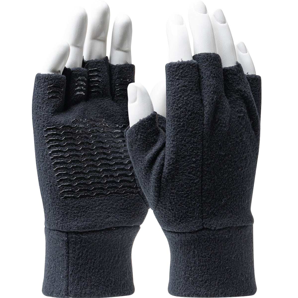 PIP FL-FIN – Gripper Dot Fin Fleece Fingerless Glove with Gripper Dotted Palm