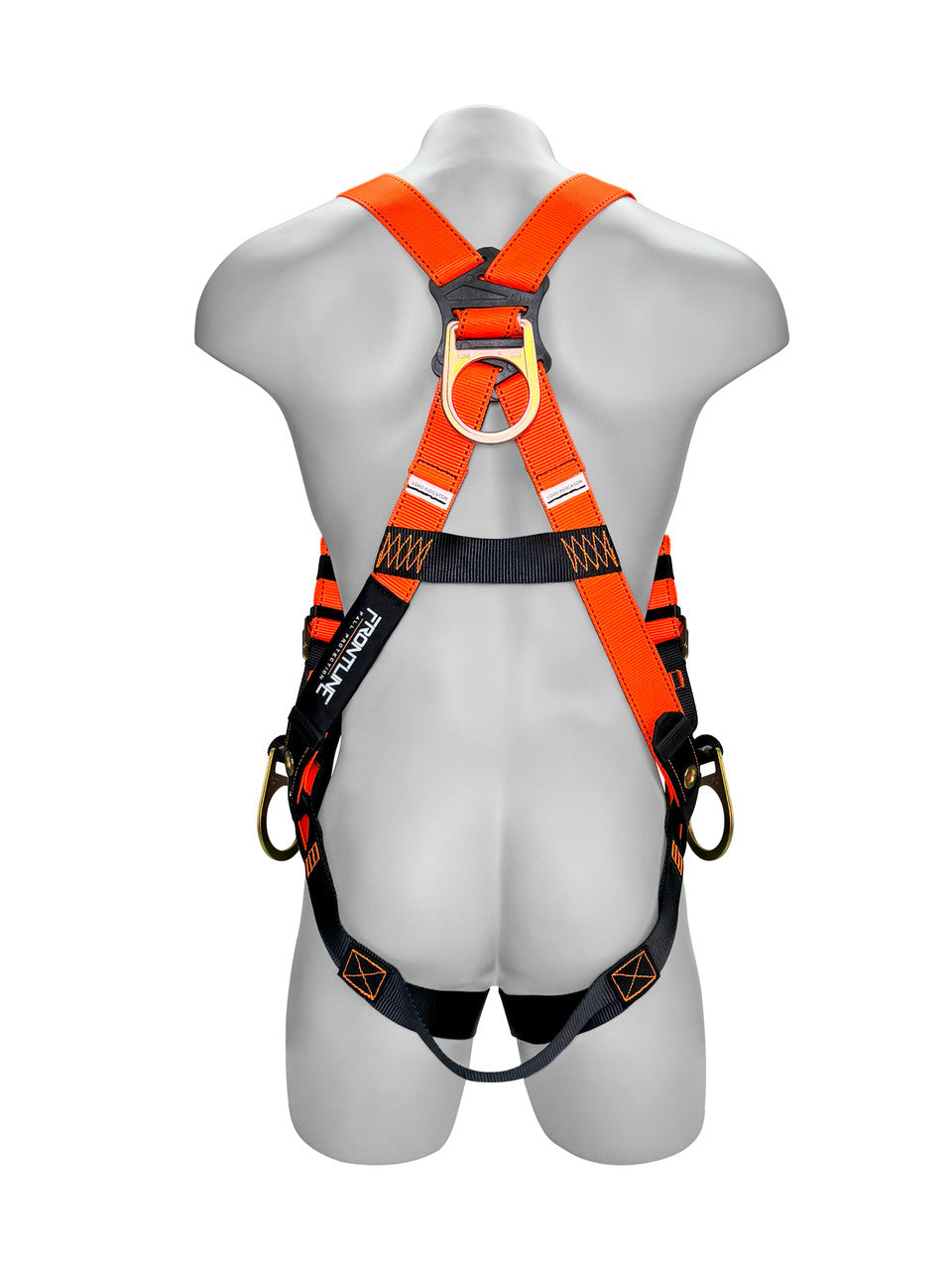 Frontline Fall 100VTB-UN-3D Combat™ Economy Series Full Body Harness with Tongue Buckle Legs (Uni) - 3D Rings Worksite Safety & Industrial Supplies PPE