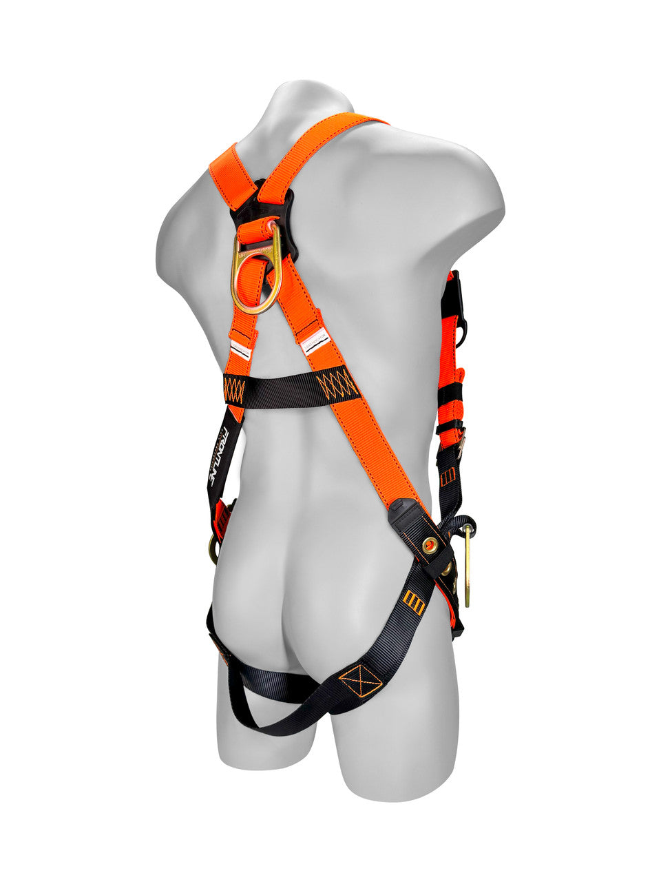 Frontline Fall 100VTB-UN-3D Combat™ Economy Series Full Body Harness with Tongue Buckle Legs (Uni) - 3D Rings Worksite Safety & Industrial Supplies PPE