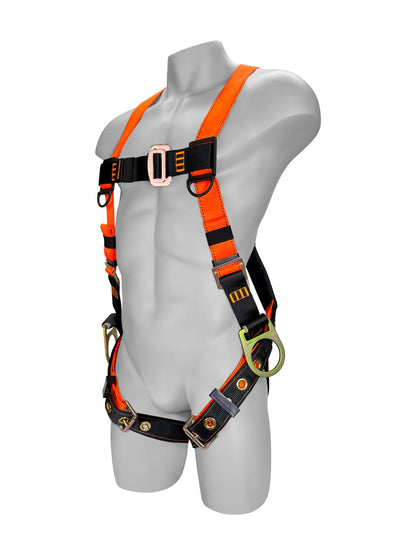 Frontline Fall 100VTB-UN-3D Combat™ Economy Series Full Body Harness with Tongue Buckle Legs (Uni) - 3D Rings Worksite Safety & Industrial Supplies PPE