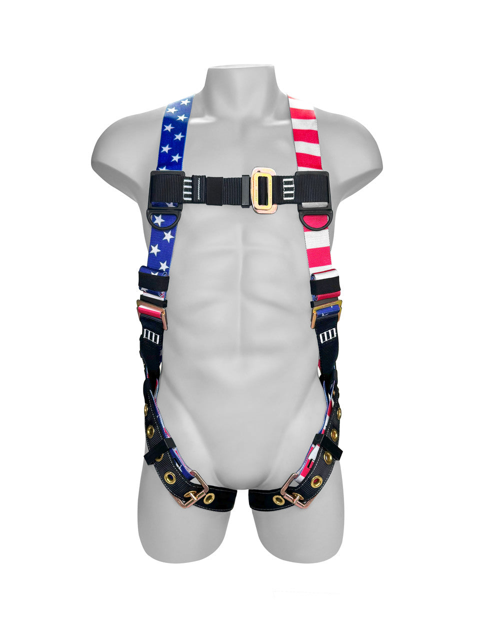 Frontline K100-61S-AM Combat™ American Style Compliance Kit - Harness, 6' Single Leg Lanyard and Drawstring Bag