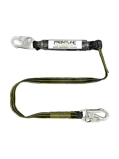 Frontline LIS61SDL Oil and Gas 6' Single Leg Lanyard with Snap Hooks