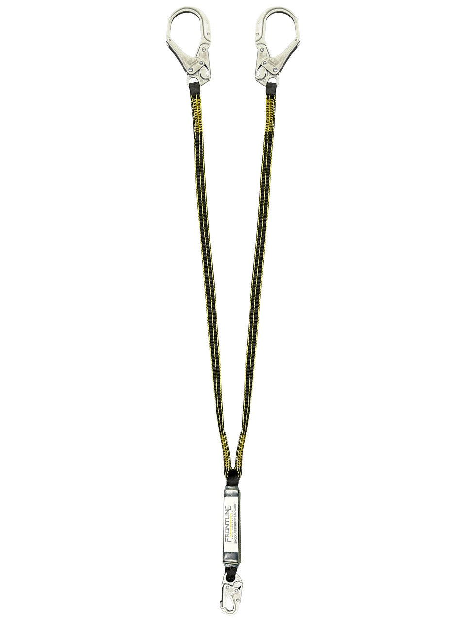 Frontline LIS62RDL Oil and Gas 6' Double Leg Lanyard with Rebar Hooks