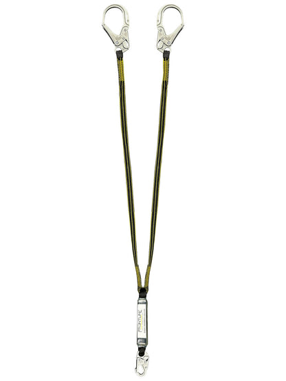 Frontline LIS62RDL Oil and Gas 6' Double Leg Lanyard with Rebar Hooks