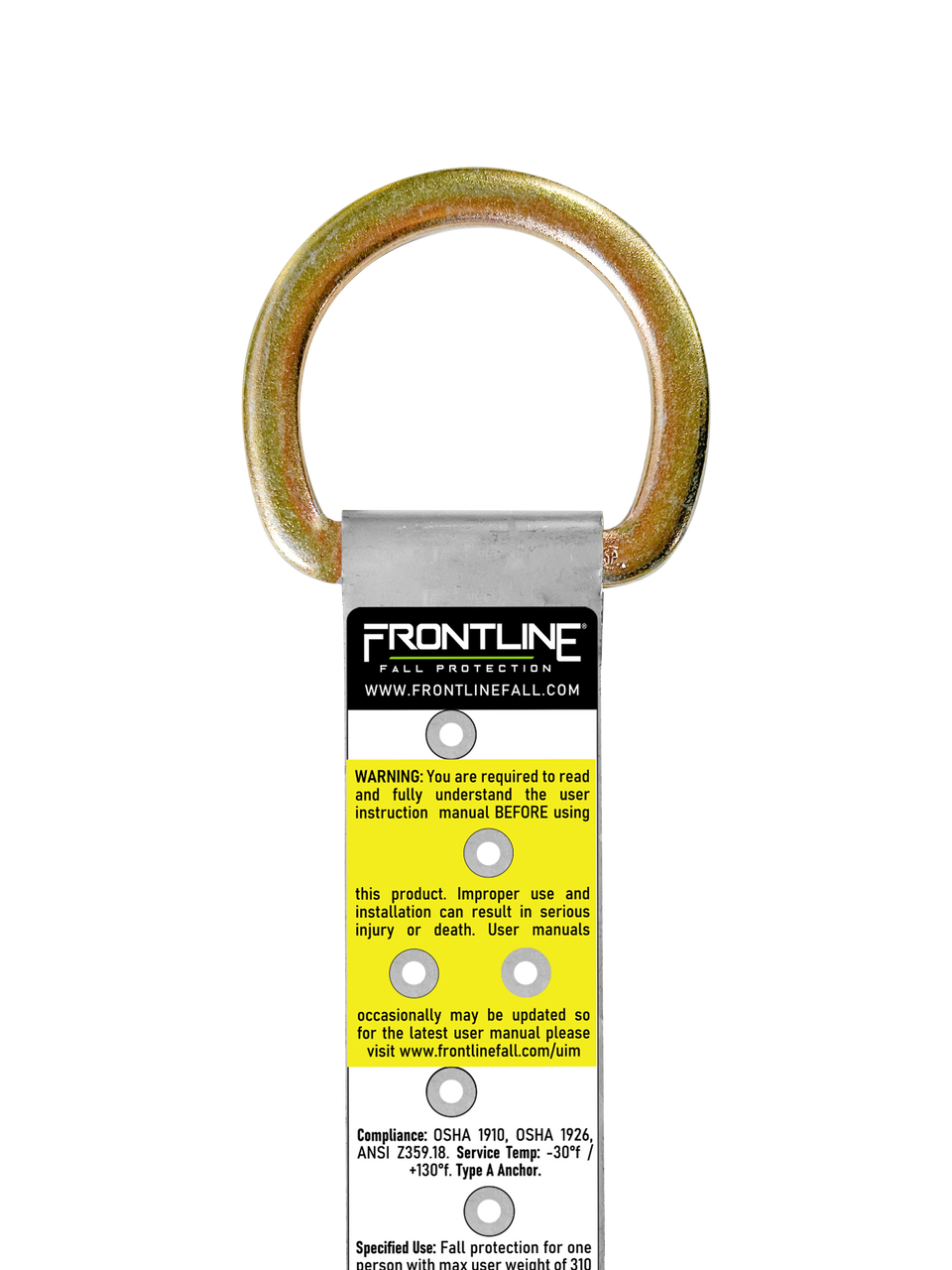 Frontline ROSU01SS Stainless Steel Permanent Use Roof Anchor