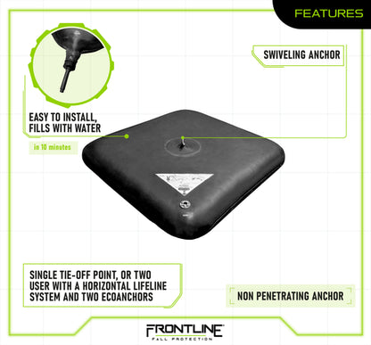 Frontline EcoAnchor Counterweight Fall Arrest Anchor System