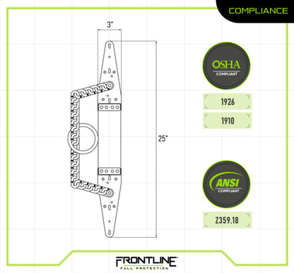 Frontline ROCH01 Halo Reusable Heavy Duty Chain Anchor