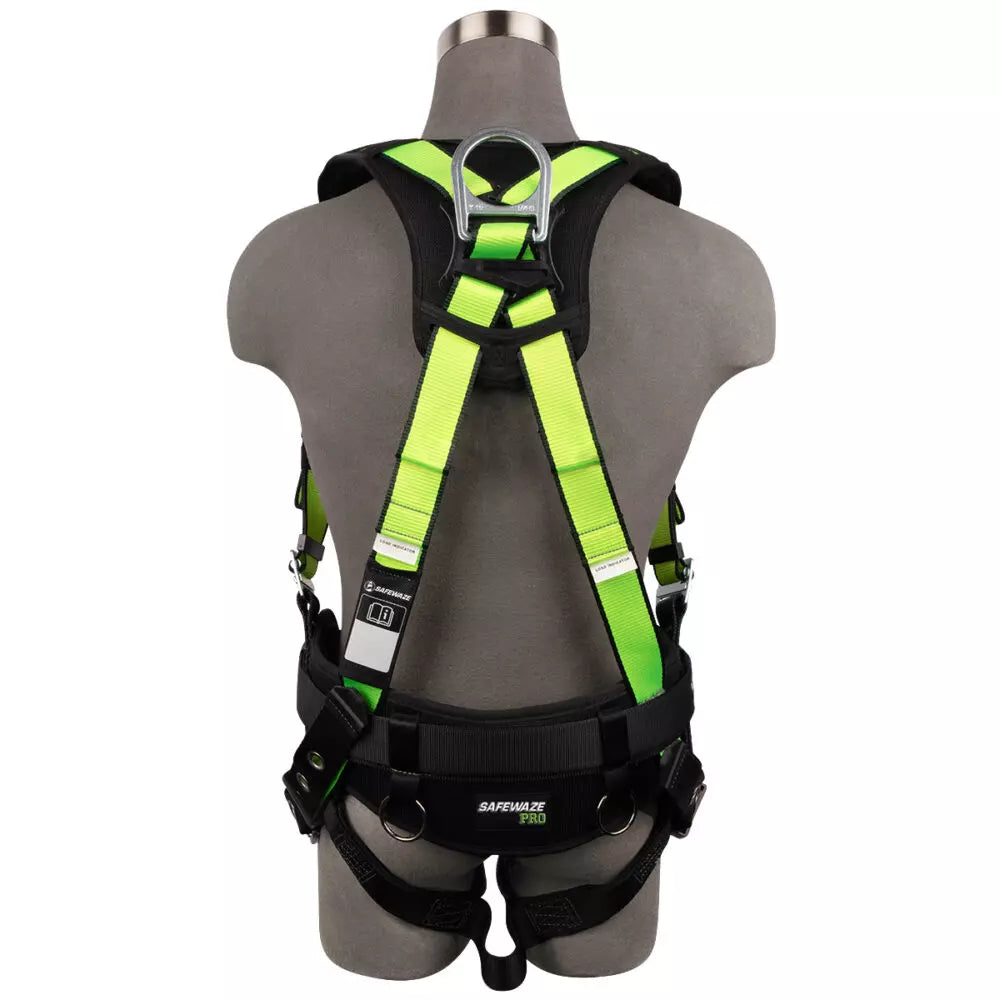 Safewaze FS170-QC PRO Construction Harness: 3D, QC Chest, TB Legs product image
