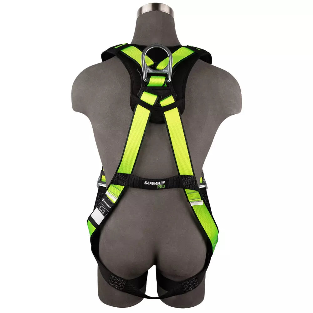 Safewaze FS280 PRO Full Body Harness: 1D, MB Chest/Legs product image