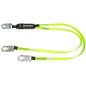 Safewaze FS561 PRO 62 Energy Absorbing Lanyard: Dual Leg, Snap Hooks product image