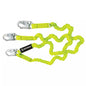 Safewaze FS591 PRO 62 Stretch Internal Energy Absorbing Lanyard: Dual Leg, Snap Hooks product image