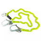 Safewaze FS596 PRO 62 Stretch Internal Energy Absorbing Lanyard: Dual Leg, Rebar Hooks product image