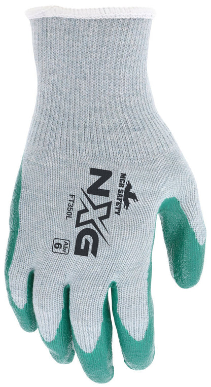 NXG® Work Gloves, 10-Gauge Cotton Polyester Shell, Nitrile Palm, Knit Wrist